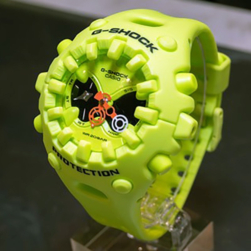 新品　GA-V01-9AJF　G-SHOCK　Open V World イエロー Casio G-Shock GA-V01-9AJF BIG CASE BASIC Yellow Analog