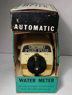#ad New In Box Vintage Craftsman Water Meter Automatic Model 69392 Untested NOS Item $29.99