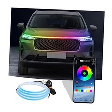 Car Hood LED Light Strip, 70 Inch Flexible Waterproof Daytime Running Light,