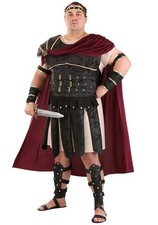 Plus Size Roman Gladiator Costume for Men, size PL/2X