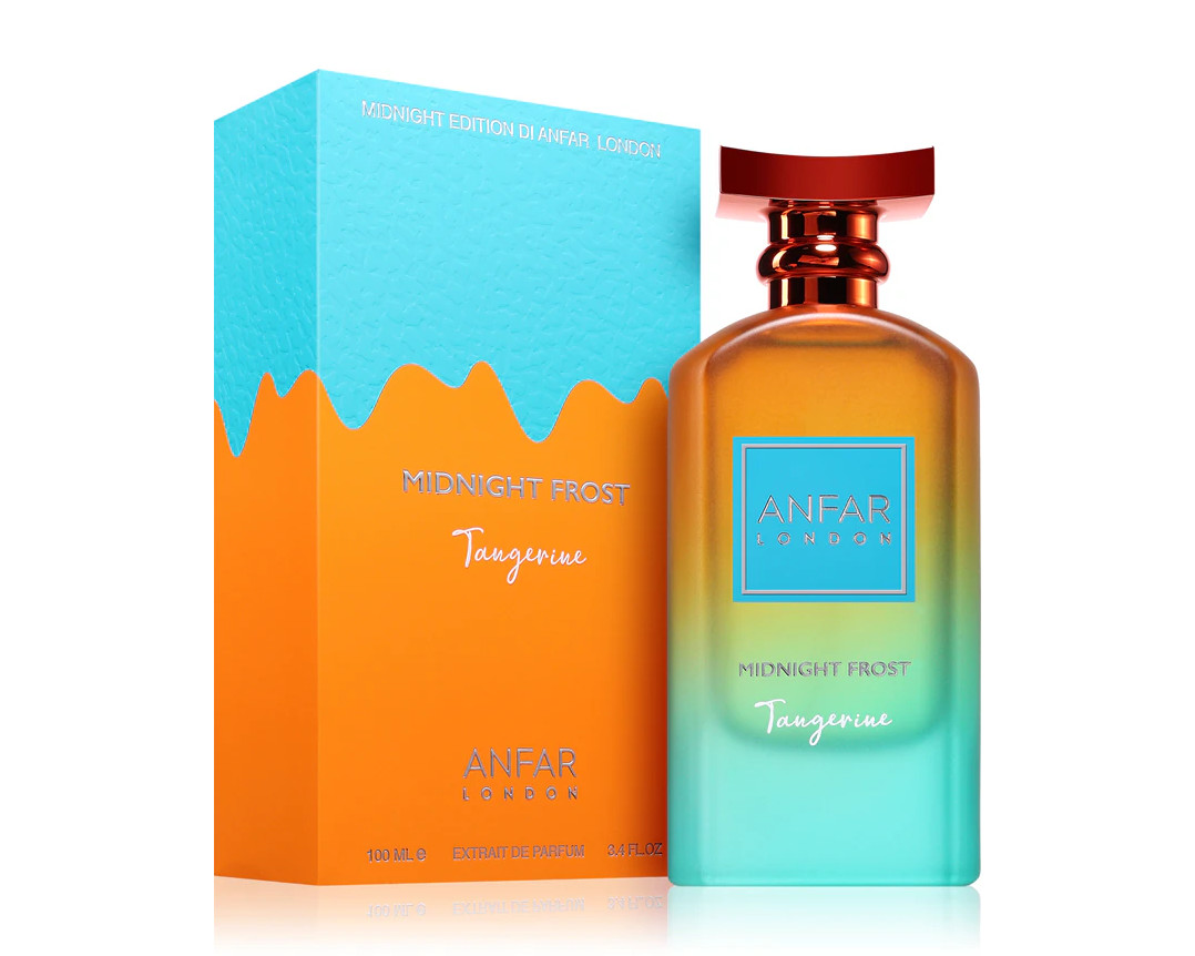 Midnight Frost Tangerine 100ml Extrait De Parfum Unisex Spray By Anfar London