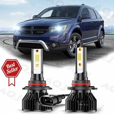 For Honda Accord 1990-2001 6000k 2x 9006 Front Led Headlight Bulbs Low Beam