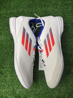 Adidas F50 League IN Cloud White Red Blue Indoor Soccer 