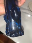 MCM Viking Glass Epic Cat Cobalt Blue Figurine  BLUENIQUE — photo 6