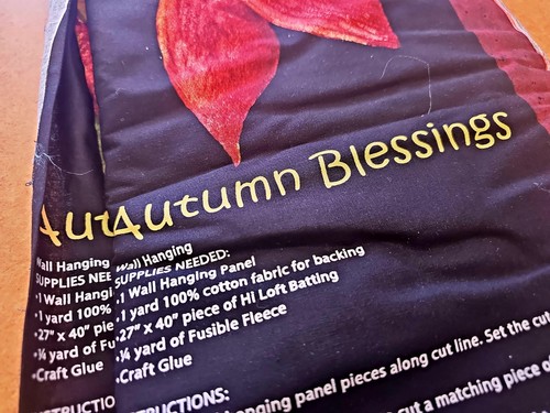 Autumn Blessing Cotton Fabric Pumpkin Scarecrow Spring Panel 23 By 45 - Picture 3 of 3