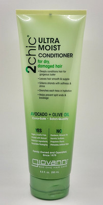 Giovanni 2Chic Ultra Moist CONDITIONER 8.5oz Avocado + Olive Oil 2 Chic