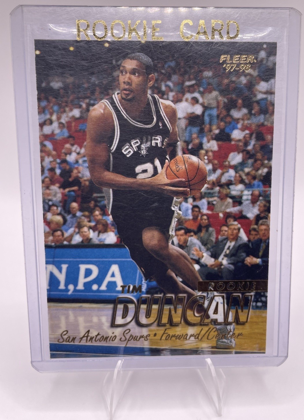 1997-98 Fleer  Tim Duncan #201 (RC) HOF  San Antonio Spurs
