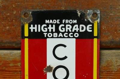 where is copenhagen tobacco made Vintage Original 1930s COPENHAGEN Tobacco Best Chew Ever Made Porcelain  Sign