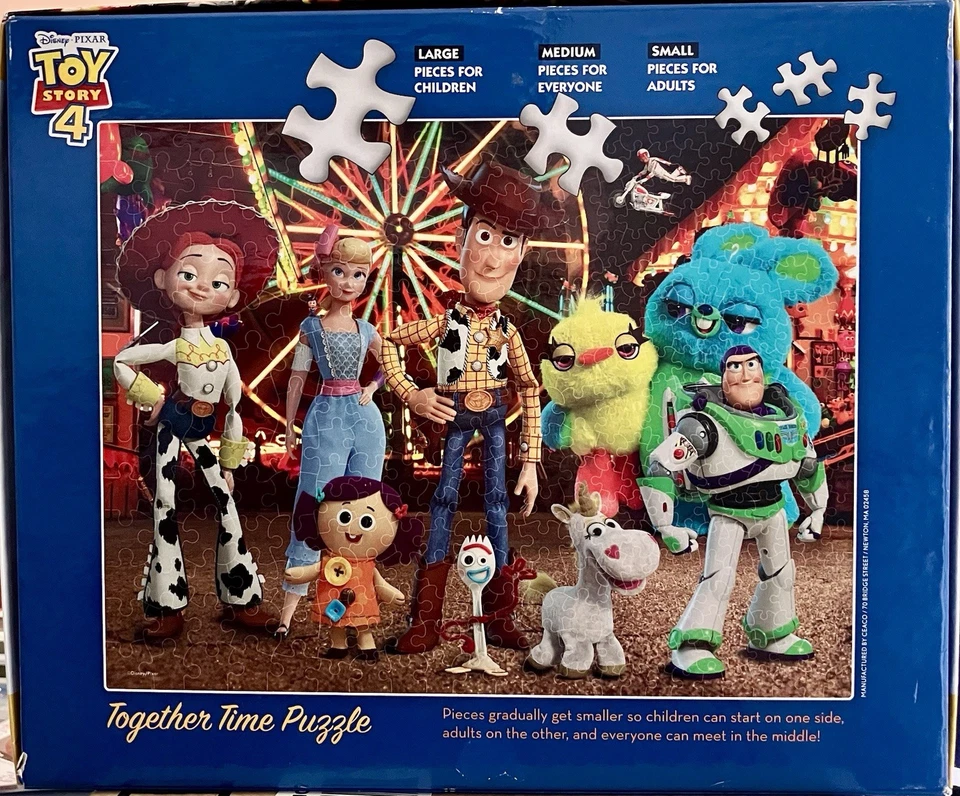 Rompecabezas completo Toy Story 4 400 piezas juntos tiempo rompecabezas niños y padres Foto 4 de 4