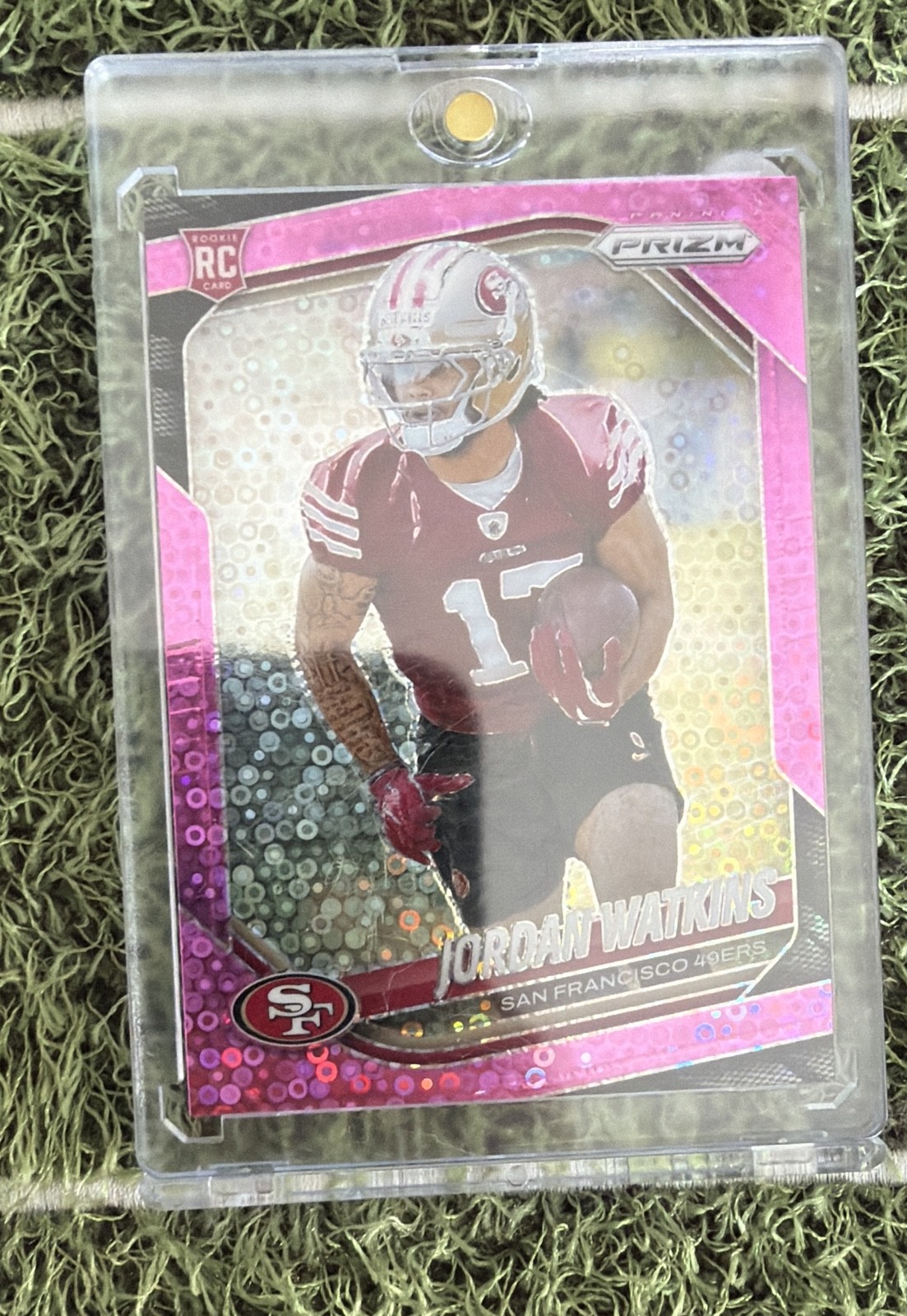 Jordan Watkins Panini Prizm #389 No Huddle Pink