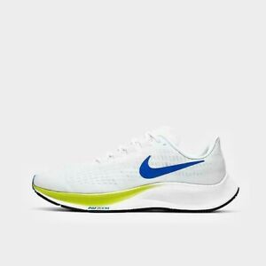 AUTHENTIC NIKE AIR ZOOM PEGASUS 37 White Racer Blue Cyber Running ... AUTHENTIC NIKE AIR ZOOM PEGASUS 37 White Racer Blue Cyber Running ...