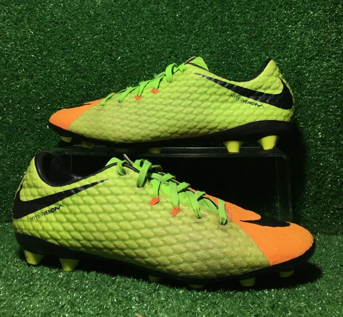 cerrar Trasplante robo 2016 Nike Hypervenom Phantom III 3 AG Pro Green Orange Neymar 42.5 9 8  mercurial | eBay