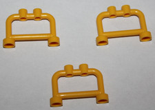 3 Barrières Lego Yellow Fence ref 4083 set 7894 715 4512 7047 4607 4025 7945 ...