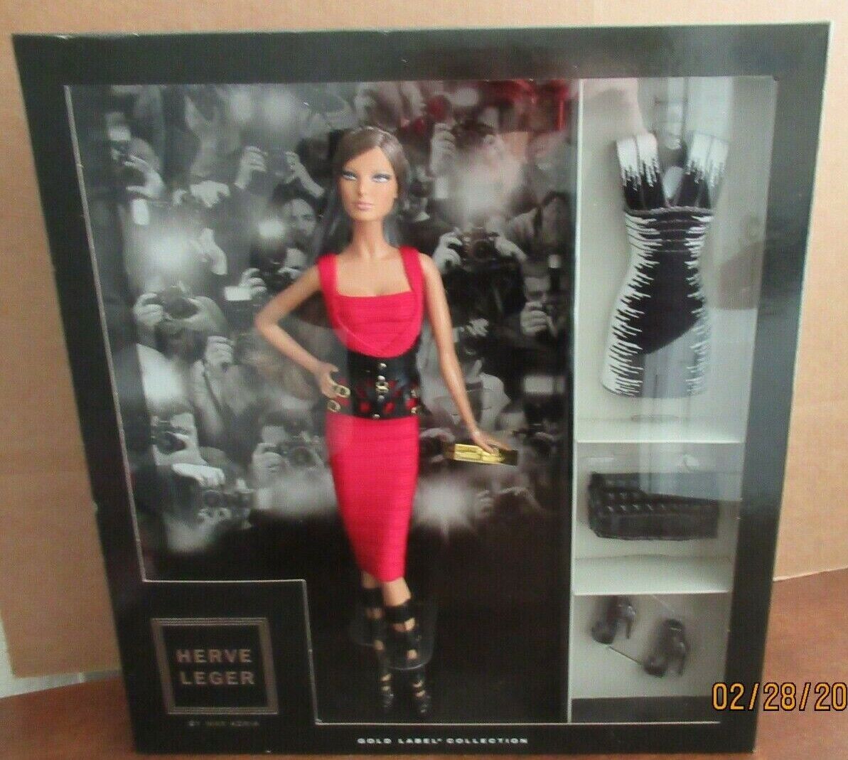 BARBIE ..HERVE LEGER BARBIE DOLL..9,200 WORLDWIDE BARBIE ..HERVE LEGER BARBIE DOLL..9,200 WORLDWIDE