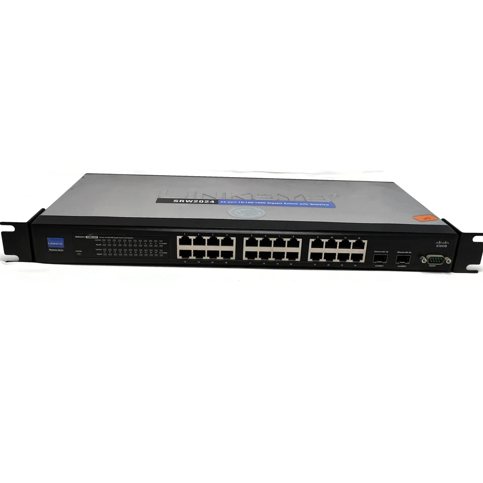 Linksys 24-Port 10/100/1000 Managed Gigabit Switch with WebView - Image 2 of 4