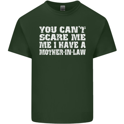 Du Kannst Mich Nicht Erschrecken Schwiegermutter Herren Baumwoll T-Shirt Tee Top