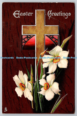 R773708 Ostergrüße Blumen Narzissen Stecken Ostern Serie Nr E 1704 Torri