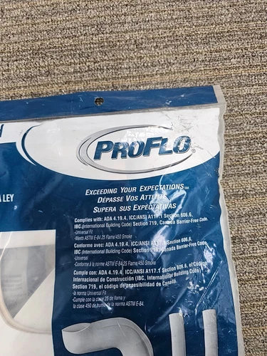 (QTY 2) PROFLO White Soft Supply Cover PFSCPT2SOFFWH P-Trap Cover Offset - Picture 4 of 7