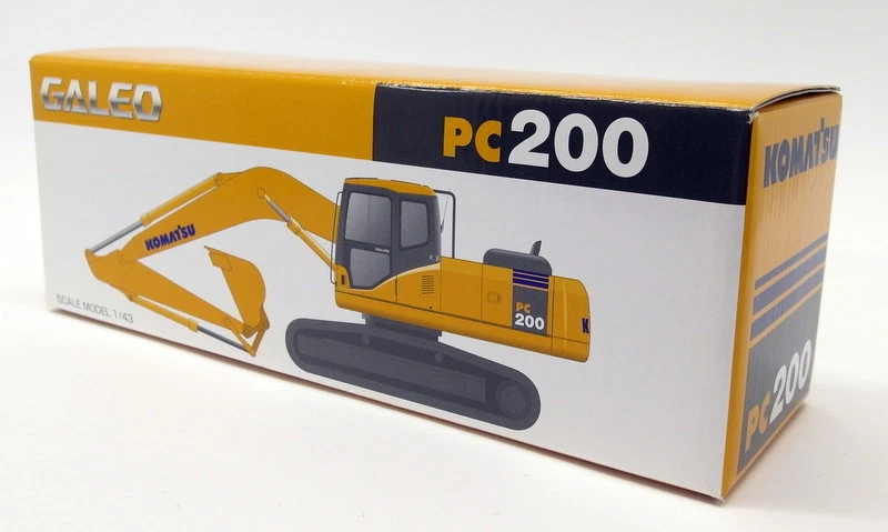Tomica 1/43 Scale Diecast - PC200 Galeo Komatsu PC200 Excavator - Image 2 of 4