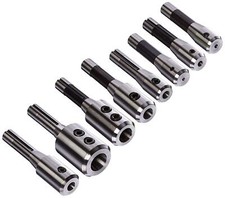 Shars 8 PCS Precision R8 End Mill Tool Holder Set for Milling Machine 202-5310