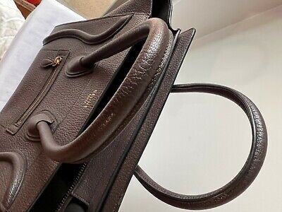 CELINE MICRO LUGGAGE IN DARK BROWN | eBay CELINE MICRO LUGGAGE IN DARK BROWN | eBay