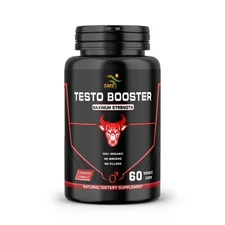 Testo Booster Stamina Energy Performance Pill Organic 60 Veg Capsules By SMS