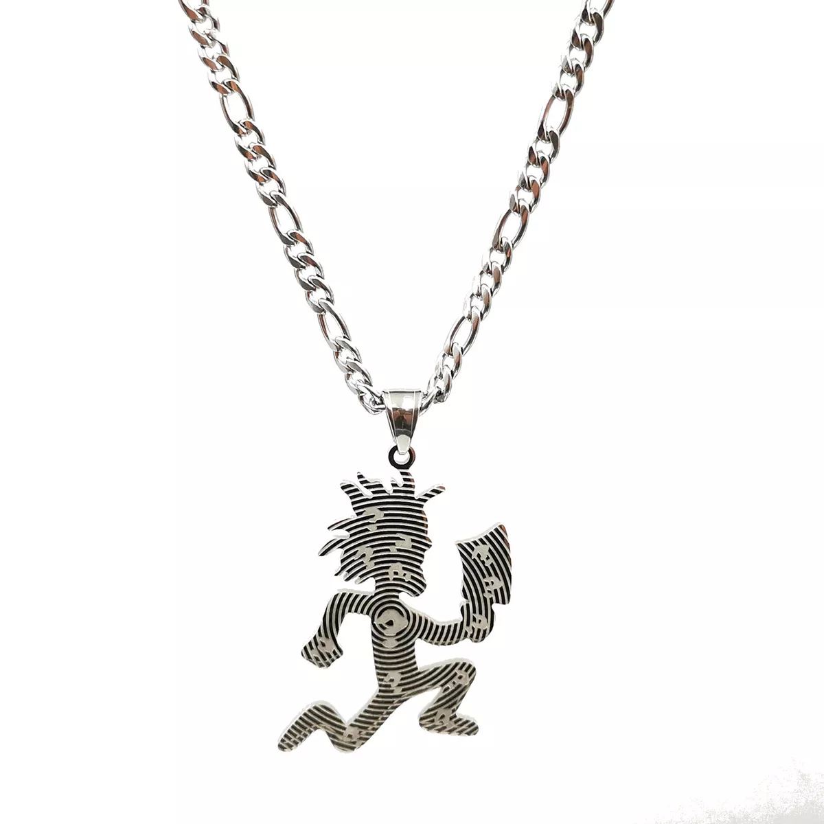 Silver hatchet man pendant outlet