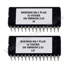 Ensoniq SQ-1 Plus 32 Voices OS Version 2.03  Firmware Upgrade update SQ1 + Chip