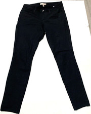 Banana Republic Womens Sz 2 Sloan Black Pants Ankle Skinny