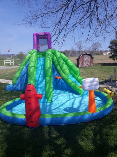 magic time inflatable water slide