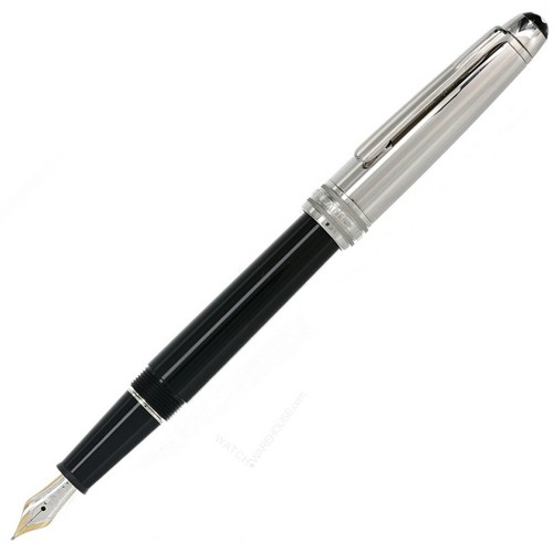 MONTBLANC Meisterstück 145 Solitaire Doué Stainless Steel Fountain Pen 113337 - Picture 2 of 4