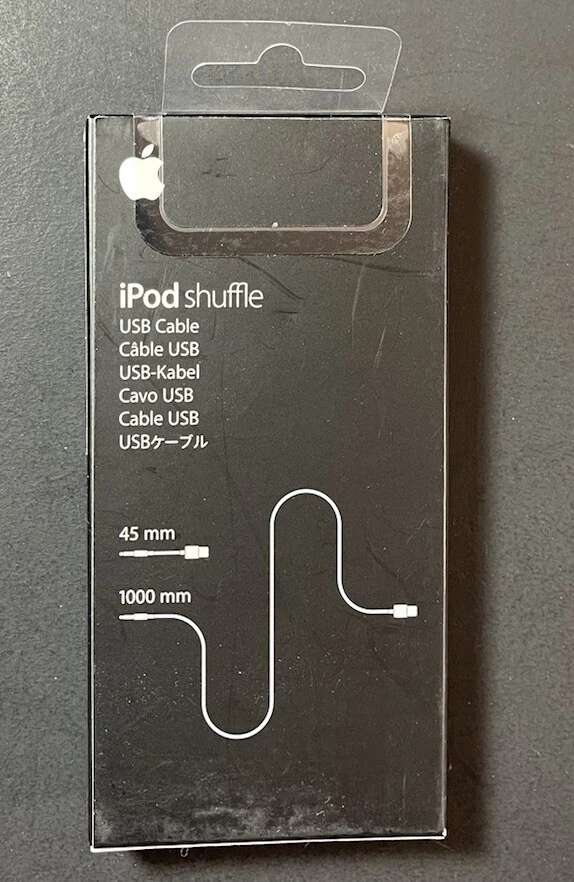 Official Apple iPod shuffle USB Cable [ White ] NEW - Image 2 of 4