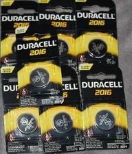 7 Duracell Security CR2016 DL2016 3 Volt Battery -Japan-2024