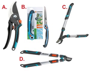 GARDENA Gartenschere 8904 Klappsäge 8743 Astschere 12006 Teleskop