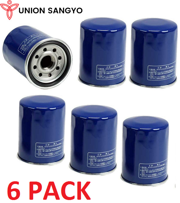 Set of 6 Union Sangyo OEM Oil Filter for Honda & Acura 15400-PLM-A01 6-Pcs