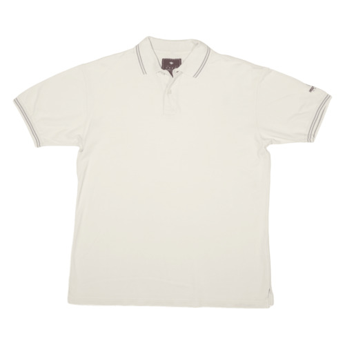 MURPHY & NYE Polo Shirt Beige Short Sleeve Mens L - 第 1/6 張圖片