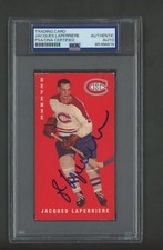 Jacques LaPerriere 1994 Parkhurst Tall Boys #72 PSA/DNA Encased Autograph