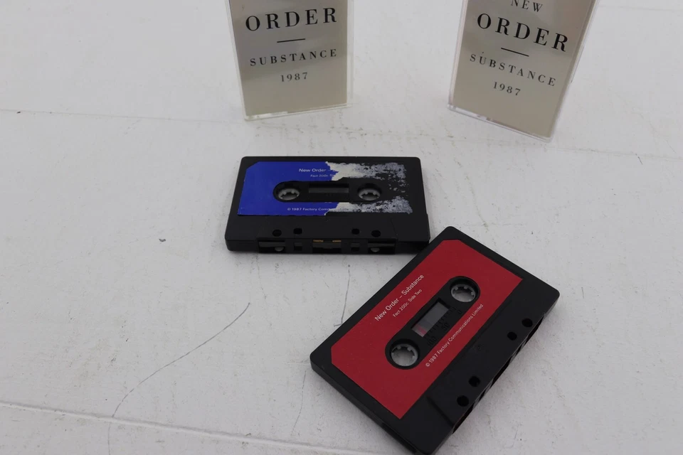 NEW ORDER Substance 1987 CASSETTE TAPES Double Album Original FACT 200c Foto 2 de 3