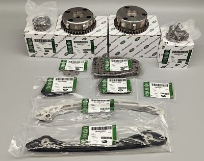 11 PCS PAIR VVT Gear Timing Chain Kit For Land Rover Evoque Freelander 2.0L