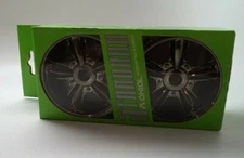 Axial AX8006 Black Chrome Retro 5 Spoke Monster Truck Wheel (Discontinued)