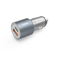 Hama Kfz LadegeräT Schnelllader 1X USB-A, 1X-Usb-C Buchse 38W ZigarettenanzüNder