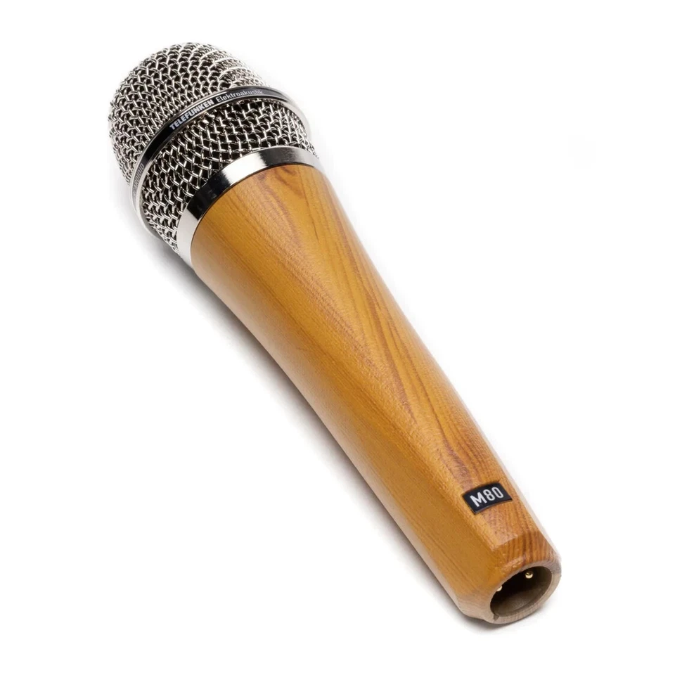 Telefunken M80 Light Wood Custom Dynamic Series Supercardioid Microphone, Oak - Image 4 of 4