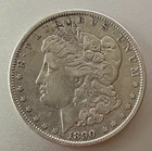 1890 Morgan silver dollar AU/Circulated Philadelphia mint