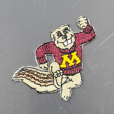 Minnesota Golden Gophers Embroidered Iron On Patch Team Logo SMALL - 1. ...