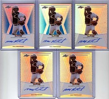 2014 Leaf Metal Draft Max Pentecost Blue Prismatic RC Auto 37/50 Blue Jays C