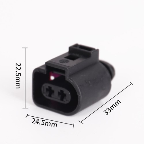 Female Male 3.5mm Car Headlight Plug Waterproof Connector For VW 2/3/4/5/6/8Pin - Picture 6 of 14