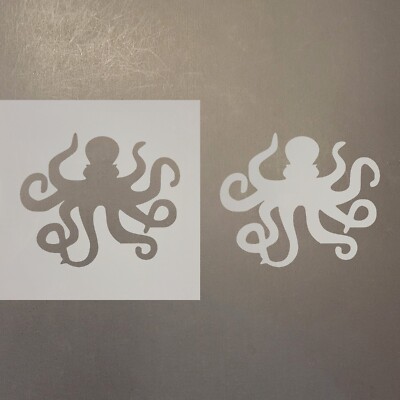 Octopus 1 Plastic Mylar Stencil Airbrush Painting Art Supplies