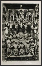 Toledo. TOLEDO. The Cathedral. Altarpiece Of The Main Altar. The Last Supper.