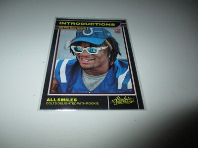 Anthony Richardson 2023 Panini Absolute Introductions All Smiles RC #2