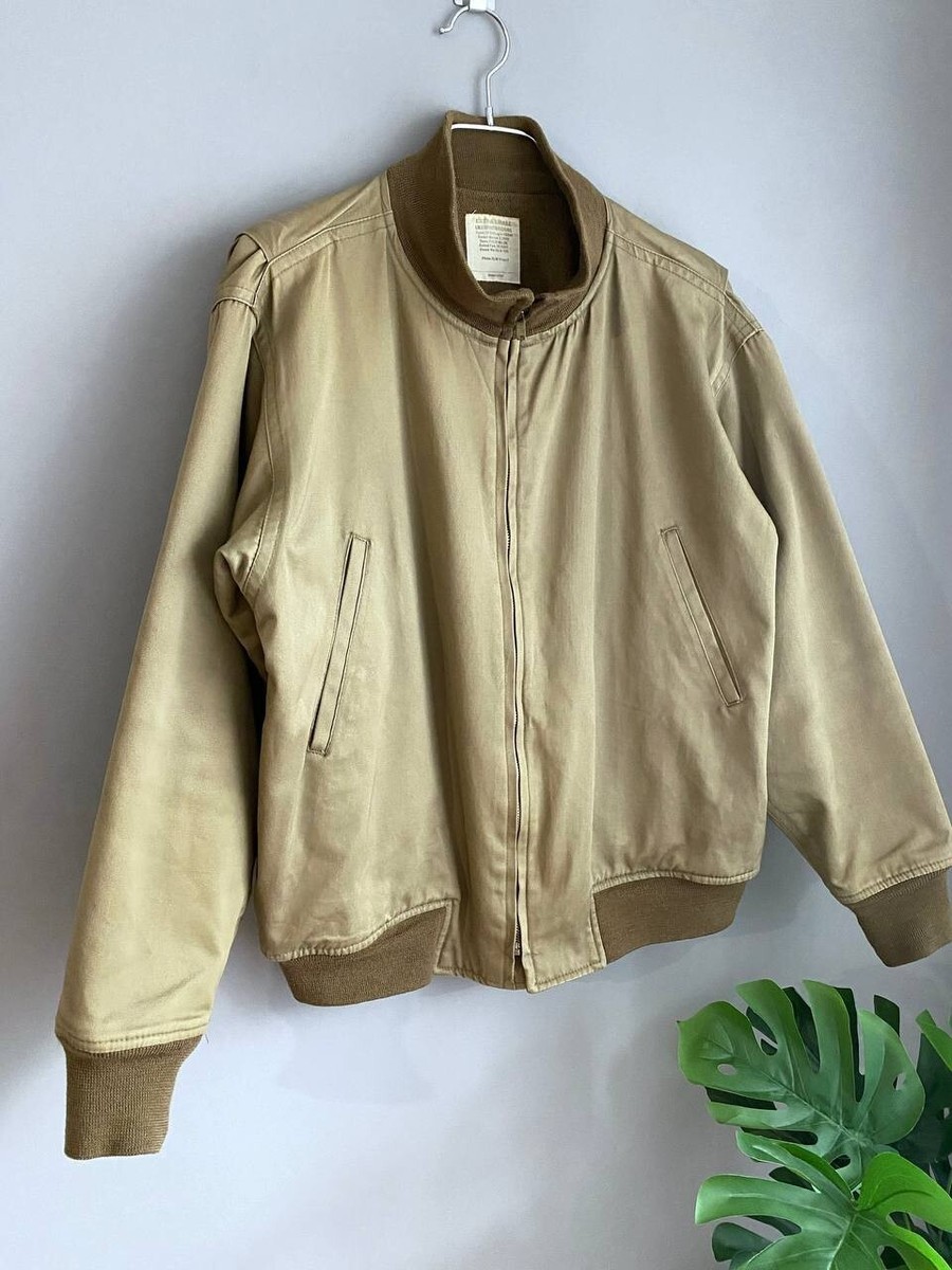 US.ARMY / N2/推定40S/ジャケット/--/--/KHK Vintage 1940s US Army Tanker Jacket WWII Wool Lining Zip TALON